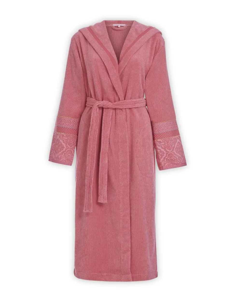 PIP Soft Zellige Bathrobe Coral-L