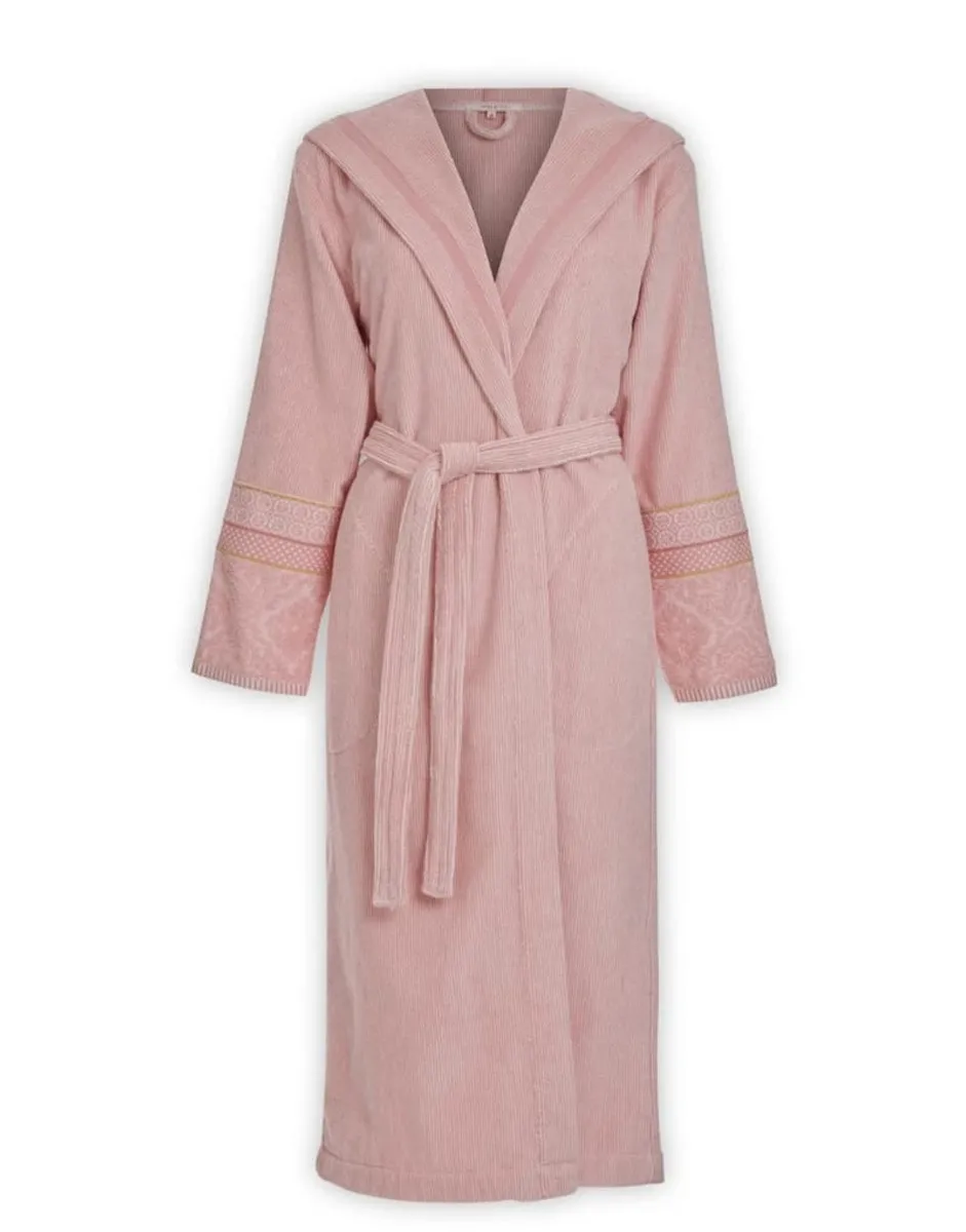 PIP Soft Zellige Bathrobe Pink L