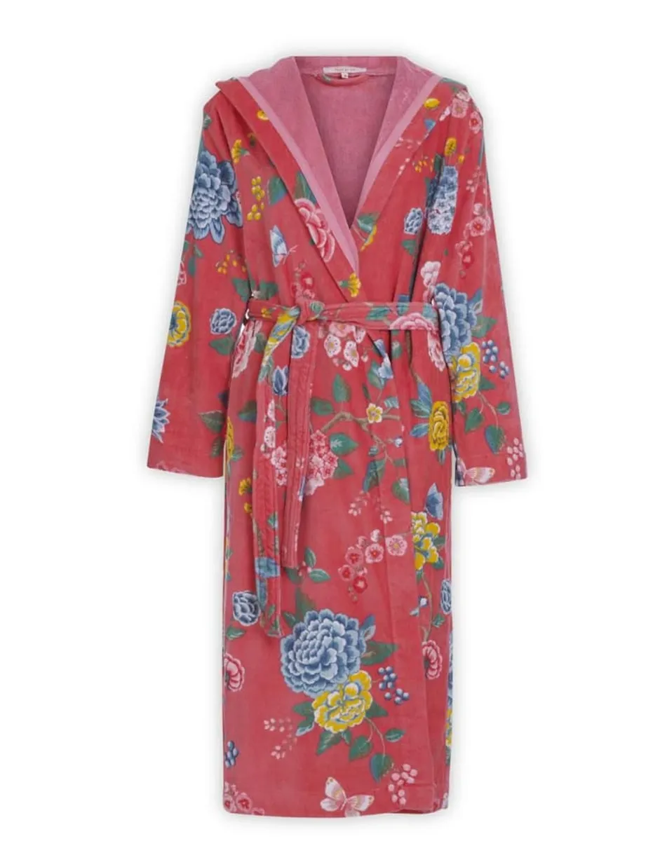 Pip Studio Good Evening Bathrobe Coral L