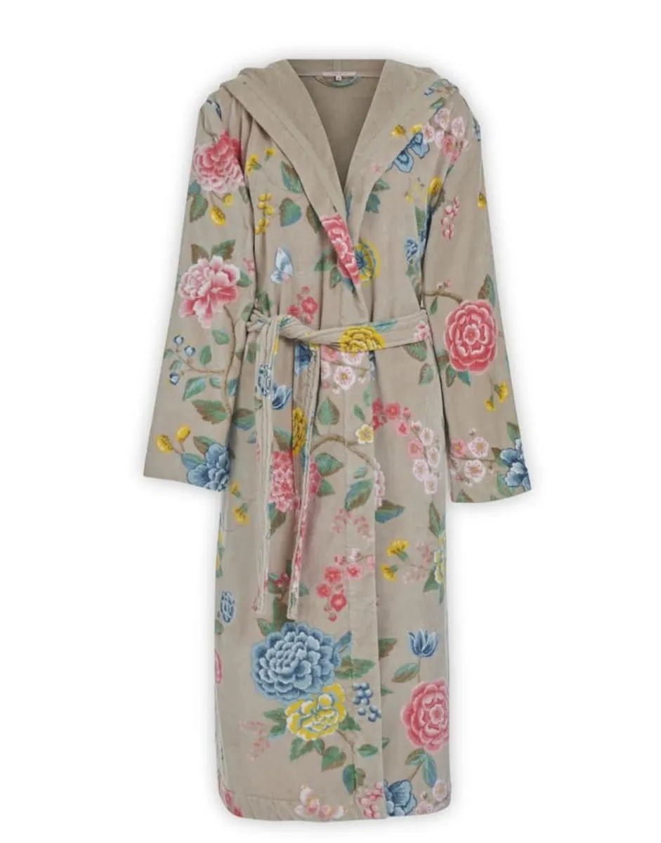 Pip Studio Good Evening Bathrobe Khaki L