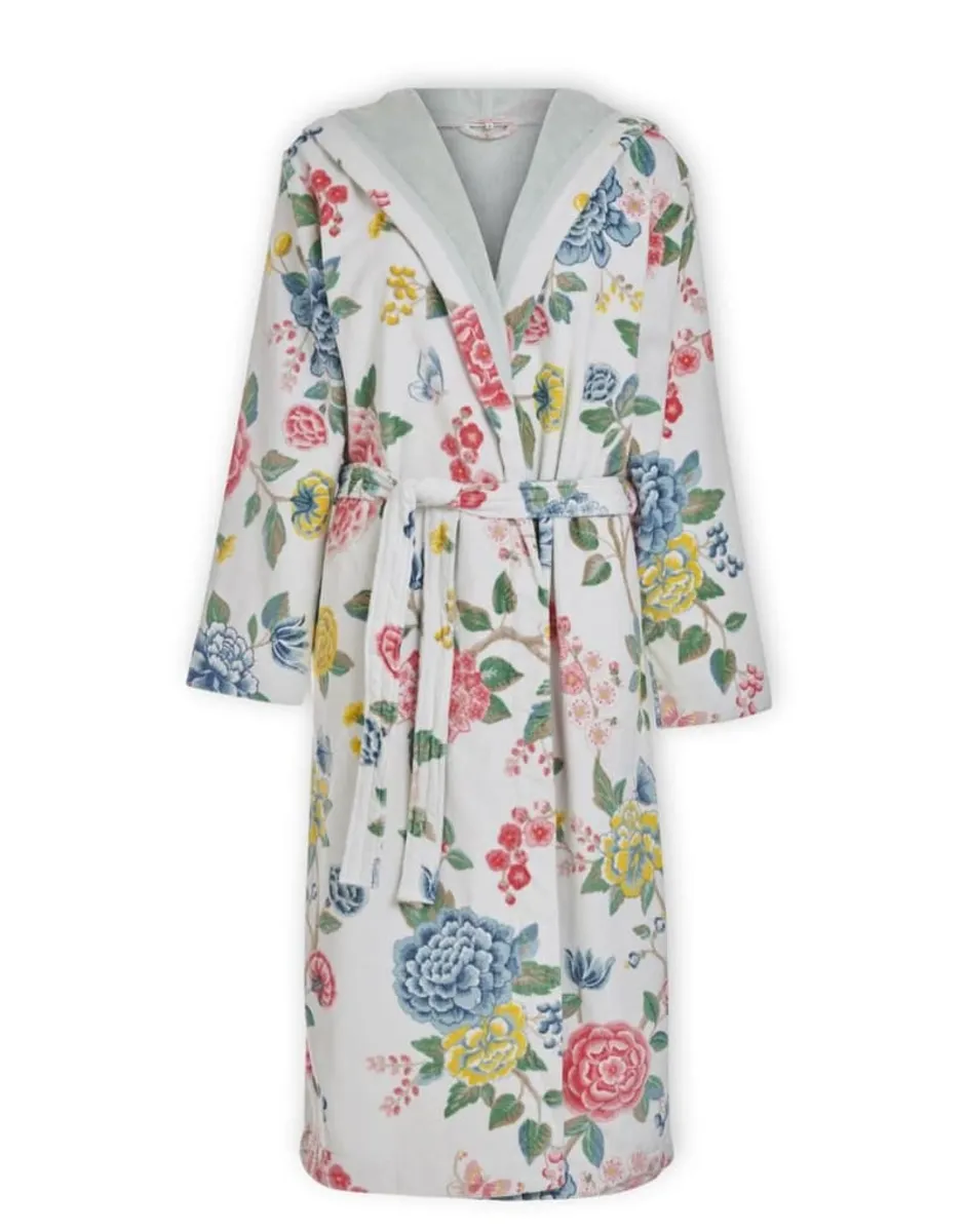 Pip Studio Good Evening Bathrobe white XS