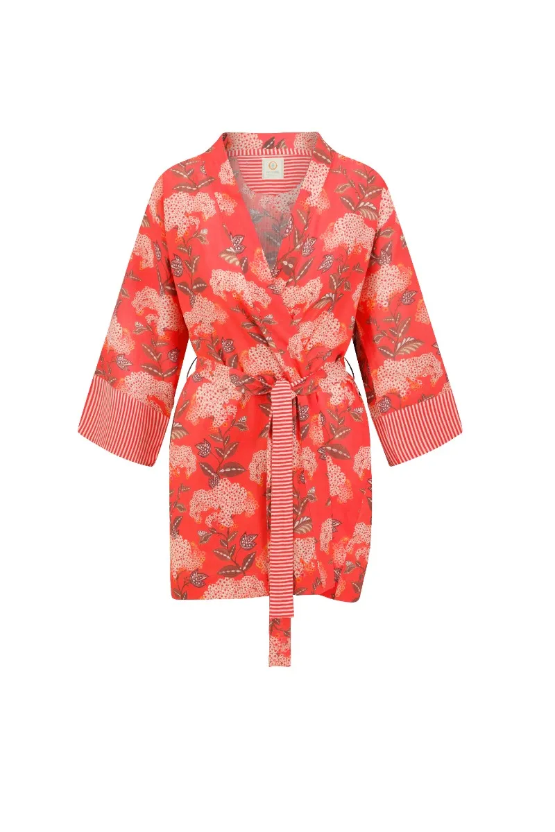 Pip Studio Kimono Flora Firenze Coral-Large