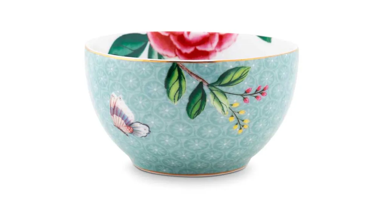 Pip studio Porcelæn Blushing Birds Lille Skål blue - Ø 9,5 cm