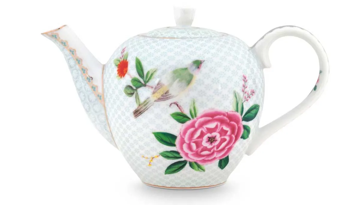 Pip studio Porcelæn Blushing Birds lilleTepotte hvid