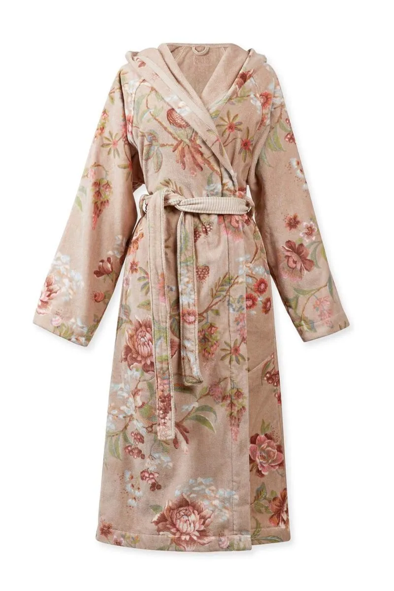 Pip Studio Secret Garden Bathrobe Khaki XL