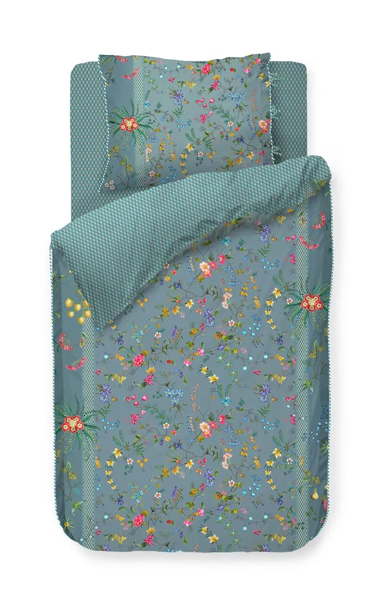 Pip Studio sengetøj duvet covers Petit Fleurs Blue -140 x 200 + 60 x 63