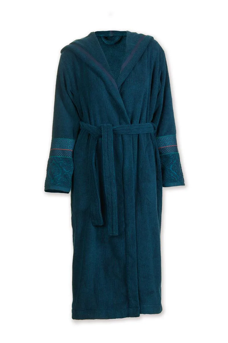 Pip Studio Soft Zellige Bathrobe Dark Blue XS