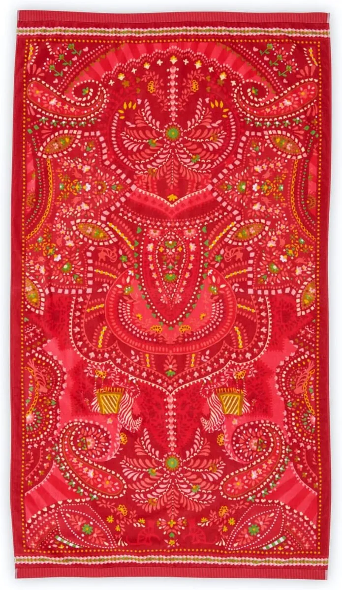 PIP Studio Sunrise Palm Beach Towel Red