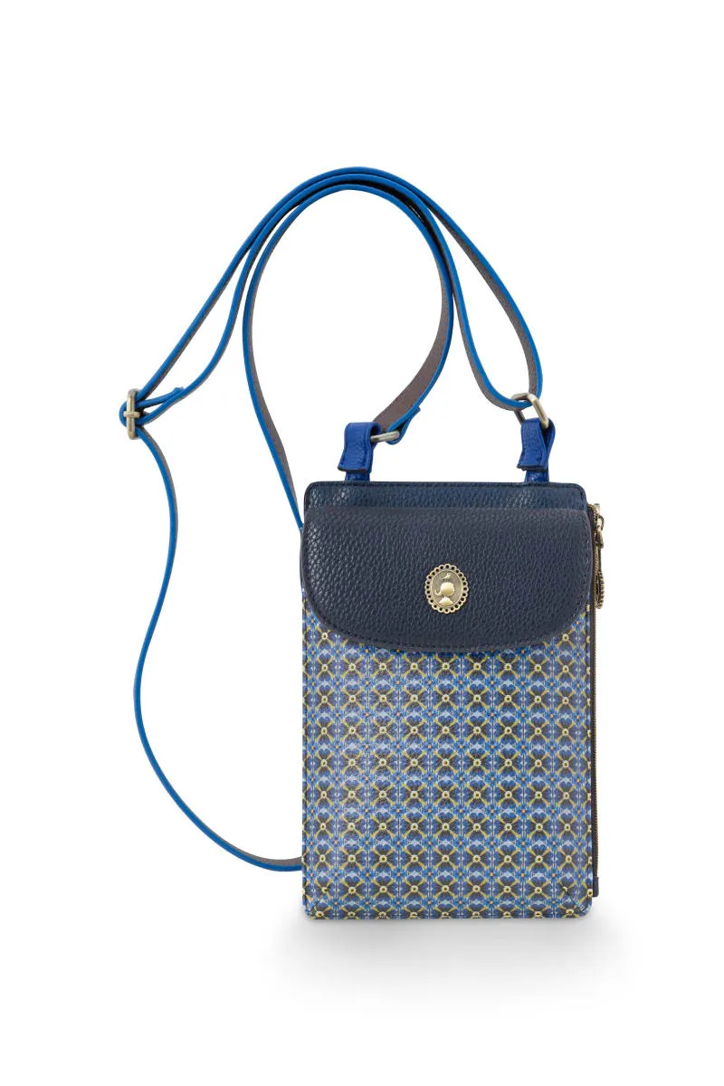 Pippa Phone Bag Clover Blue 13.5x3x20cm