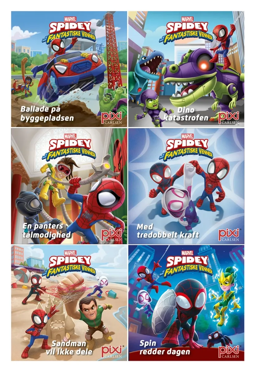 Pixi®-serie 154: Spidey og hans fantastiske venner (kolli 48)