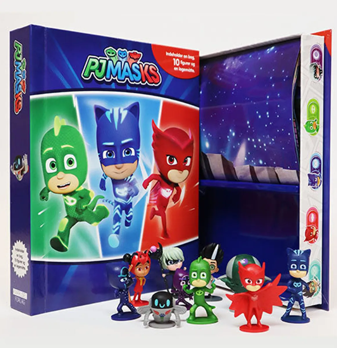 PJ Masks - Busy Book (m. bog, 10 figurer og legemåtte)