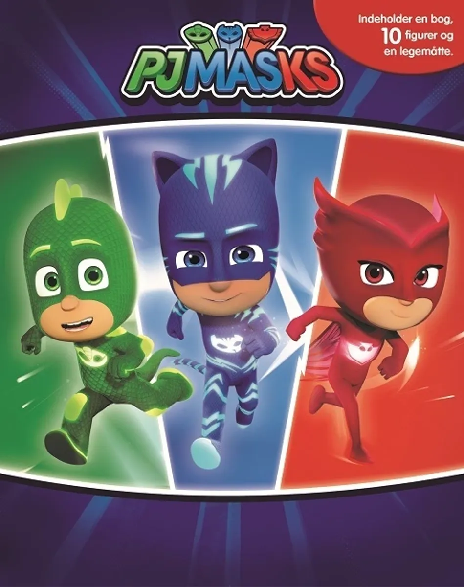 PJ Masks - Busy Book (m. bog, 10 figurer og legemåtte)