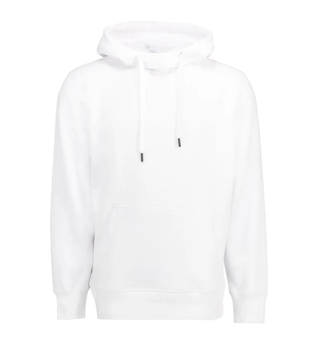 Plain Hoodie - Hvid | L