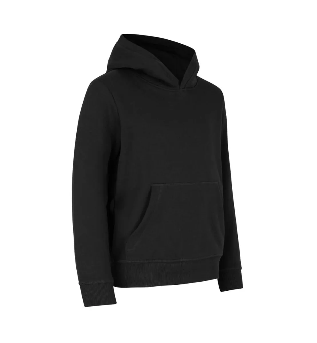 Plain Hoodie - Sort | 12-14