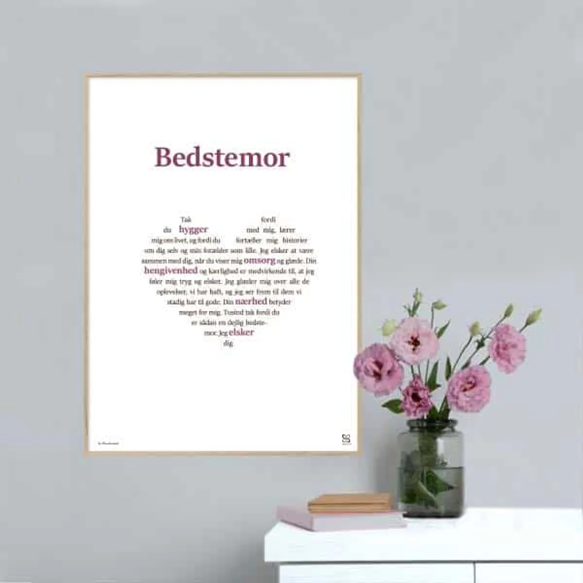 Plakat som hylder din bedstemor - 21 x 30 cm / Small / lodret