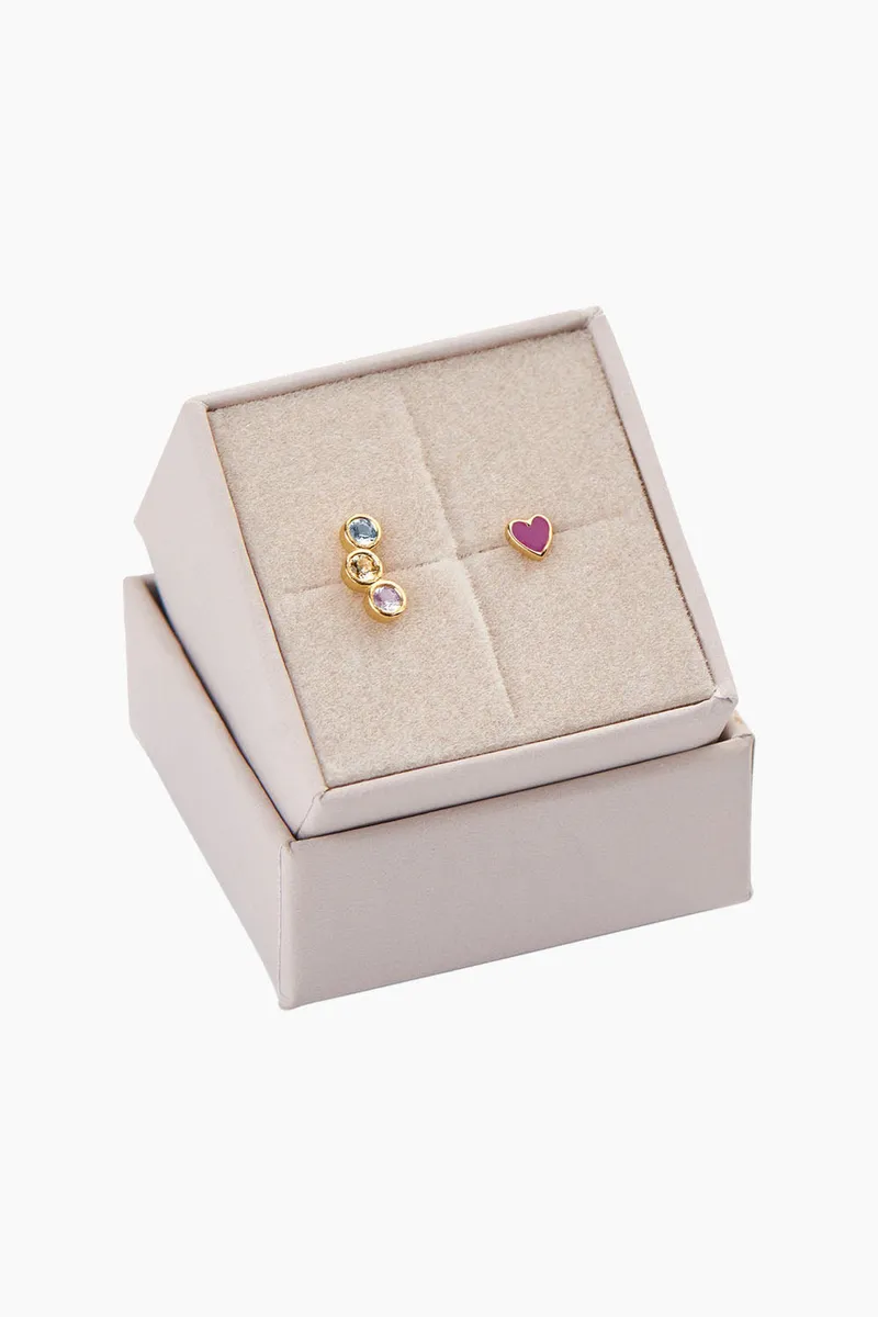 PlanBørnefonden Candy Love Love Box - Gold - Stine A - Guld One Size