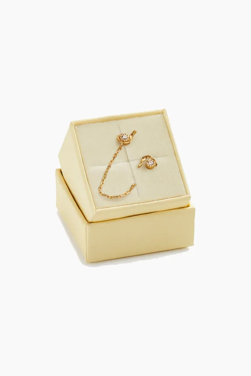 Planbørnefonden x STINE A Jewelry Flow Love Box - Gold - Stine A - Guld One Size