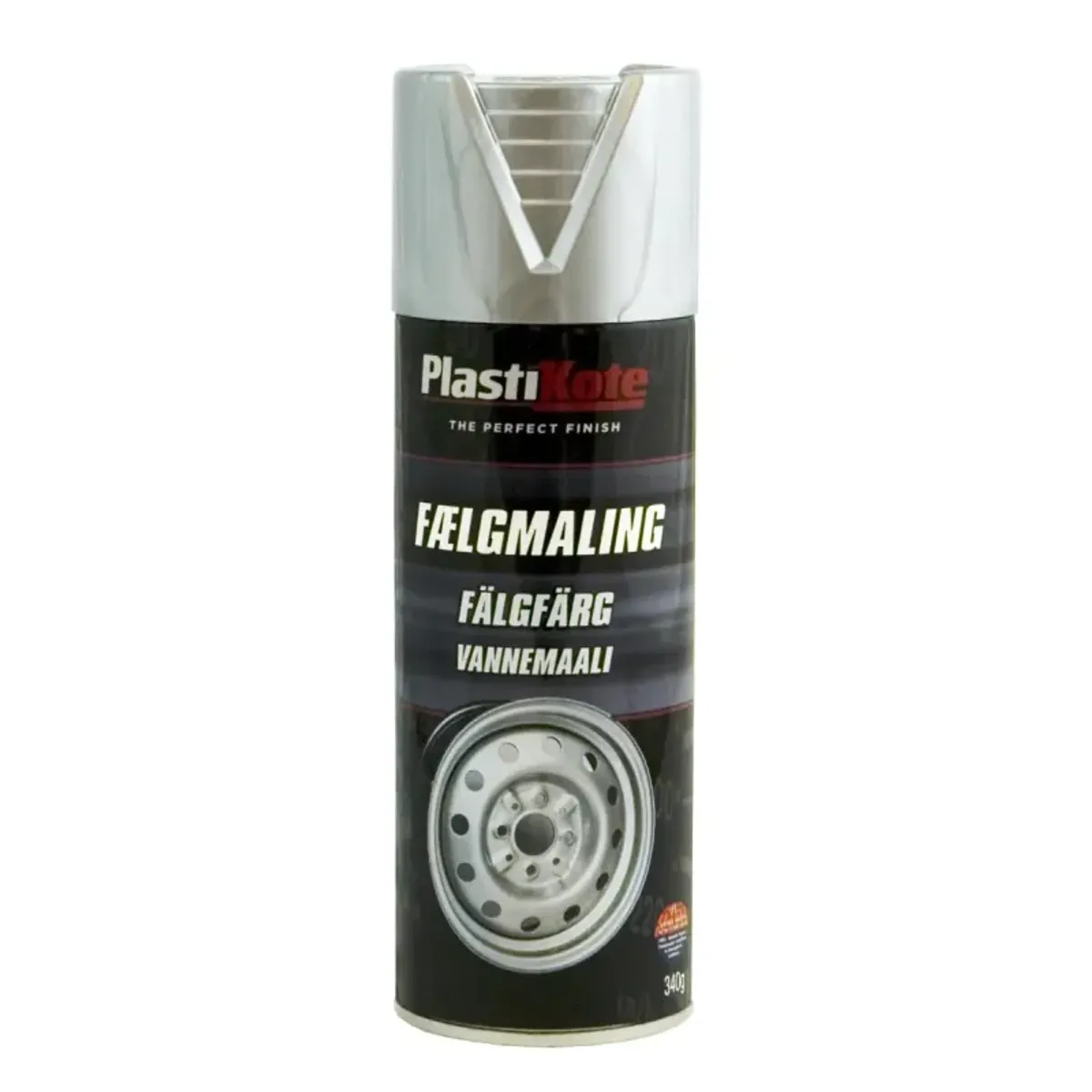 Plasti-kote Fælgmaling 618 - Metallic Sølv 400ml