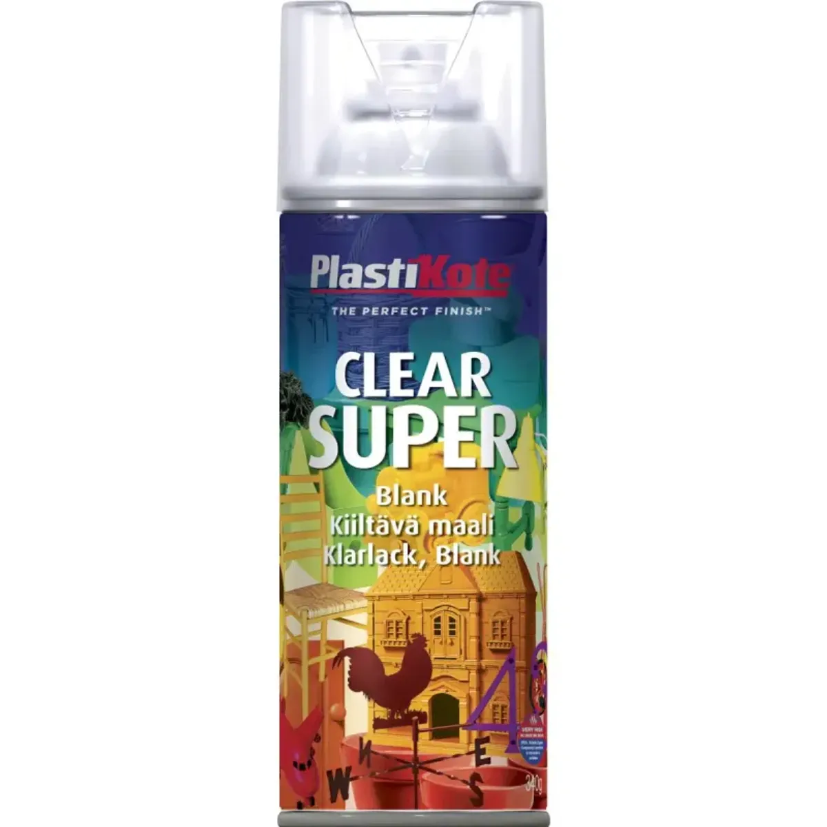 Plasti-kote Pk Super 1138 - Klar, Acryl 400ml