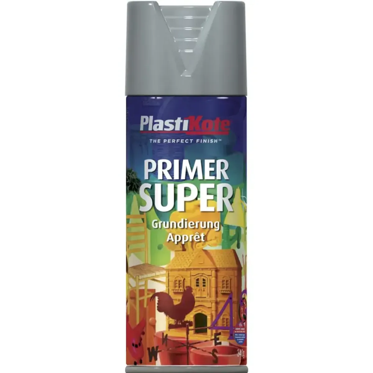 Plasti Kote Pk Super Primer - 1148 Grå 400ml