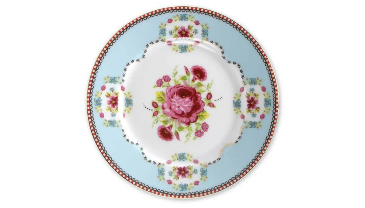 Plate Blue 17cm