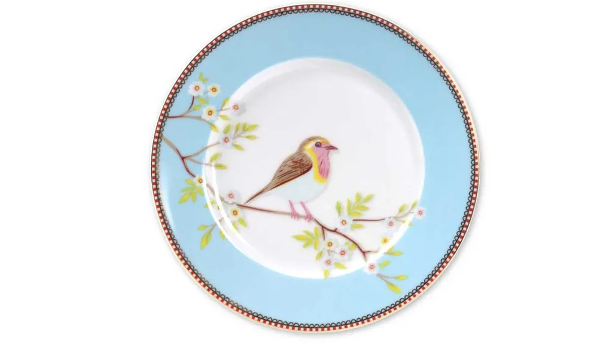 Plate Early Bird Blue 21cm