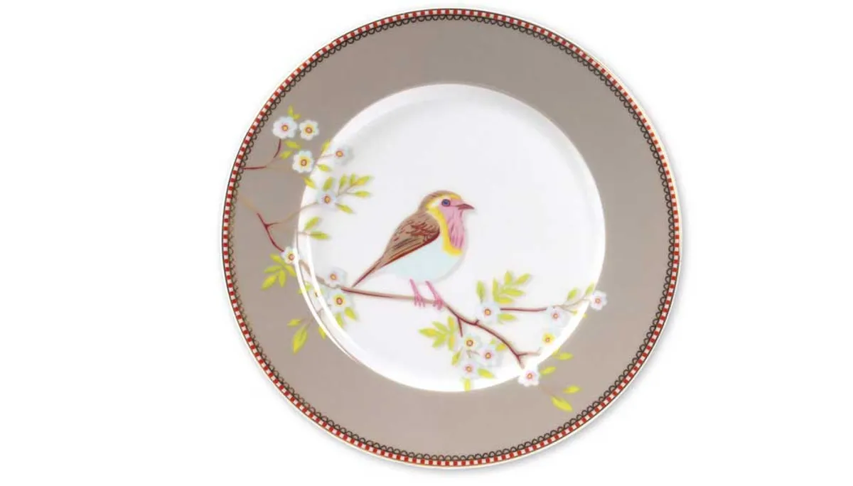 Plate Early Bird Khaki 21cm