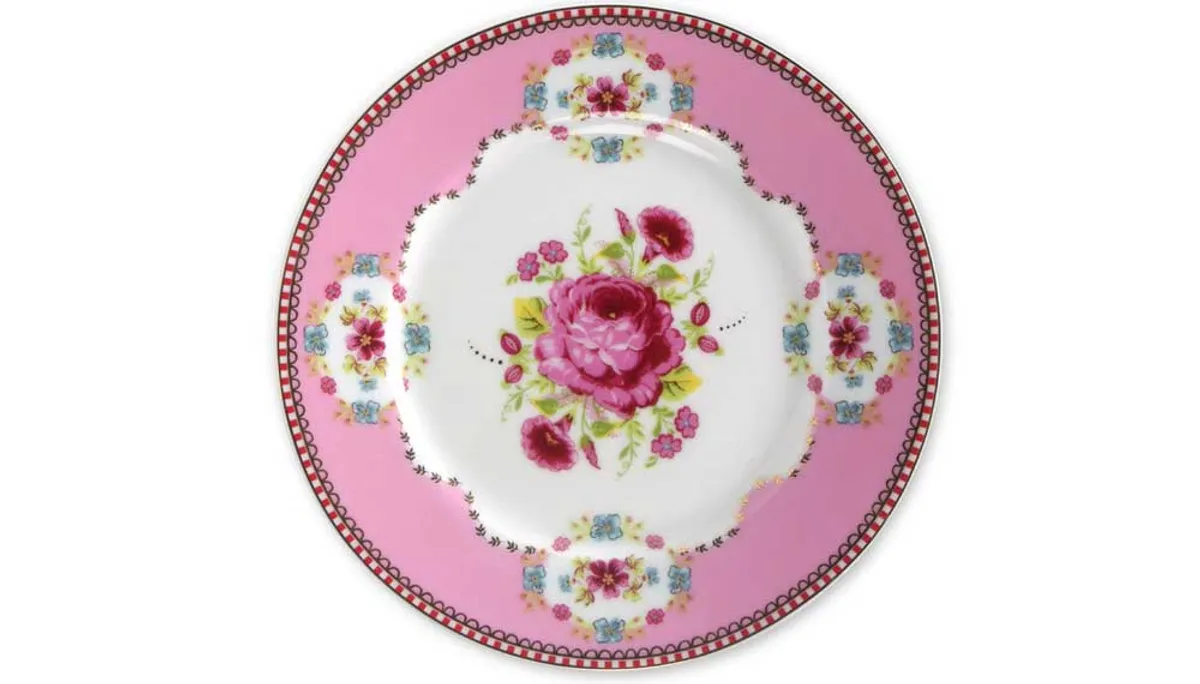 Plate Pink 17cm