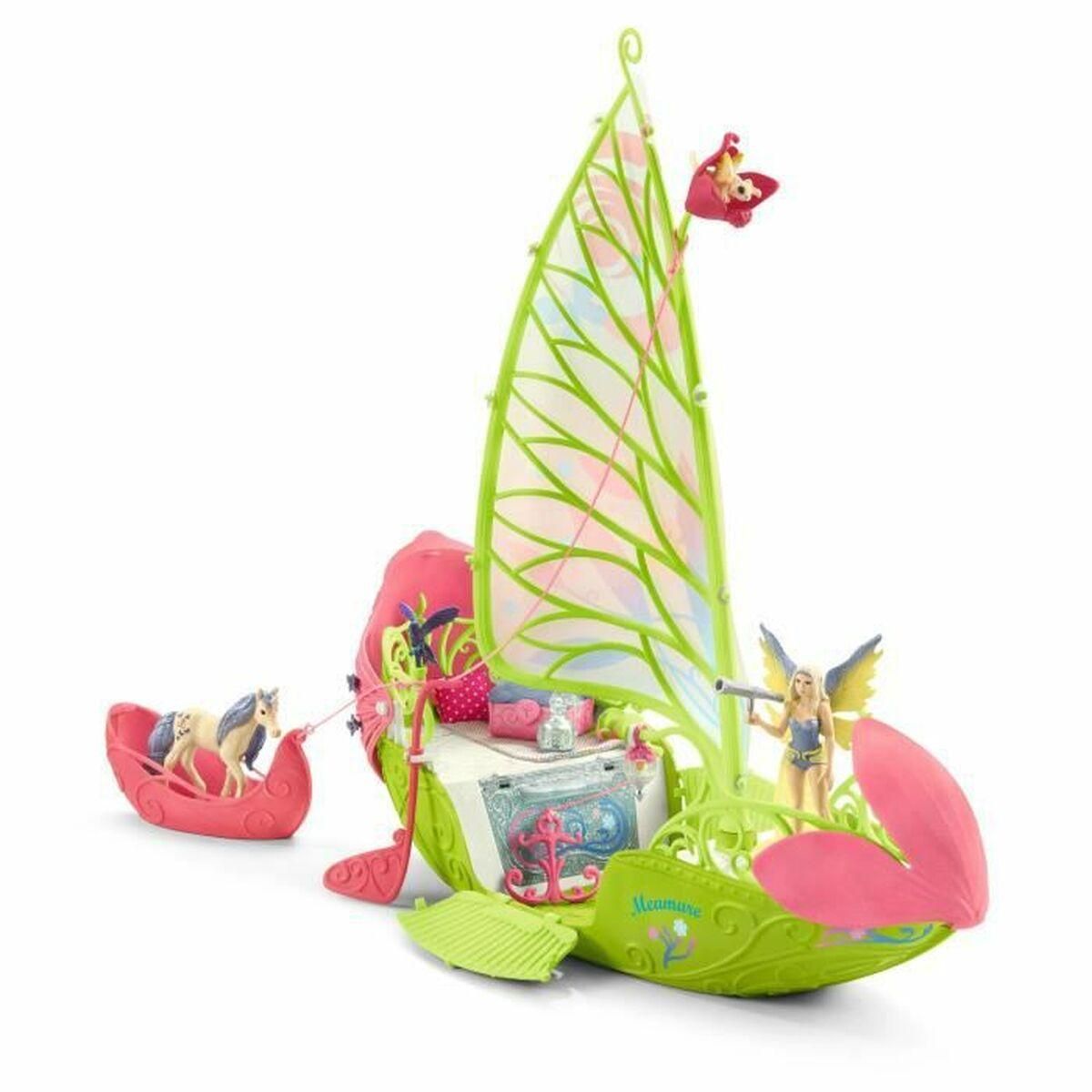 Playset Schleich Sera's magical flower boat 19 Dele Hest