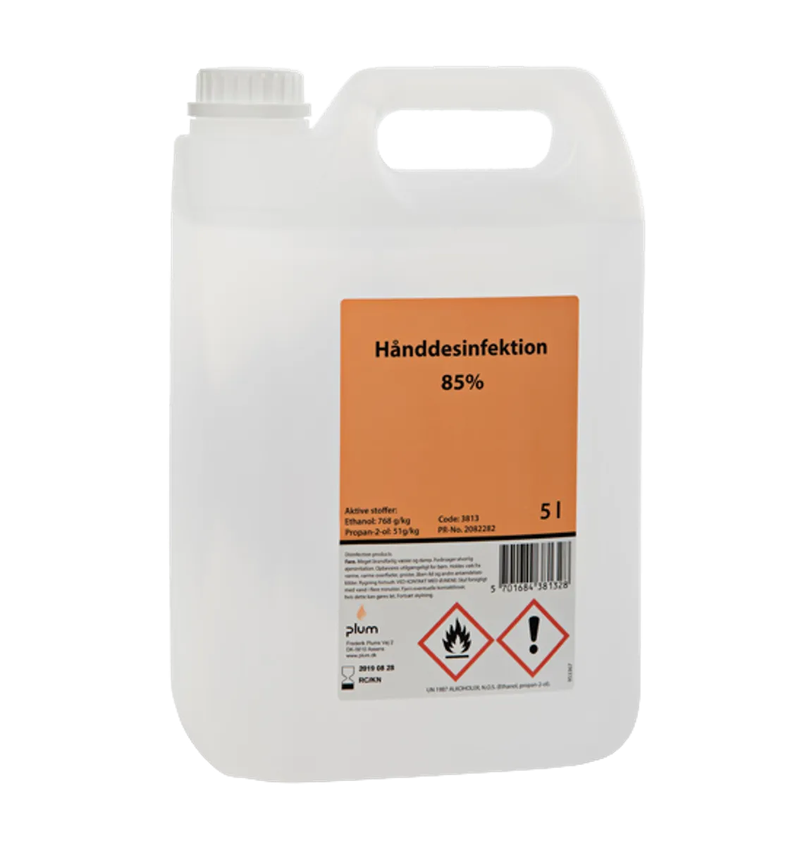 Plum flydende hånddesinfektion 5L 85%