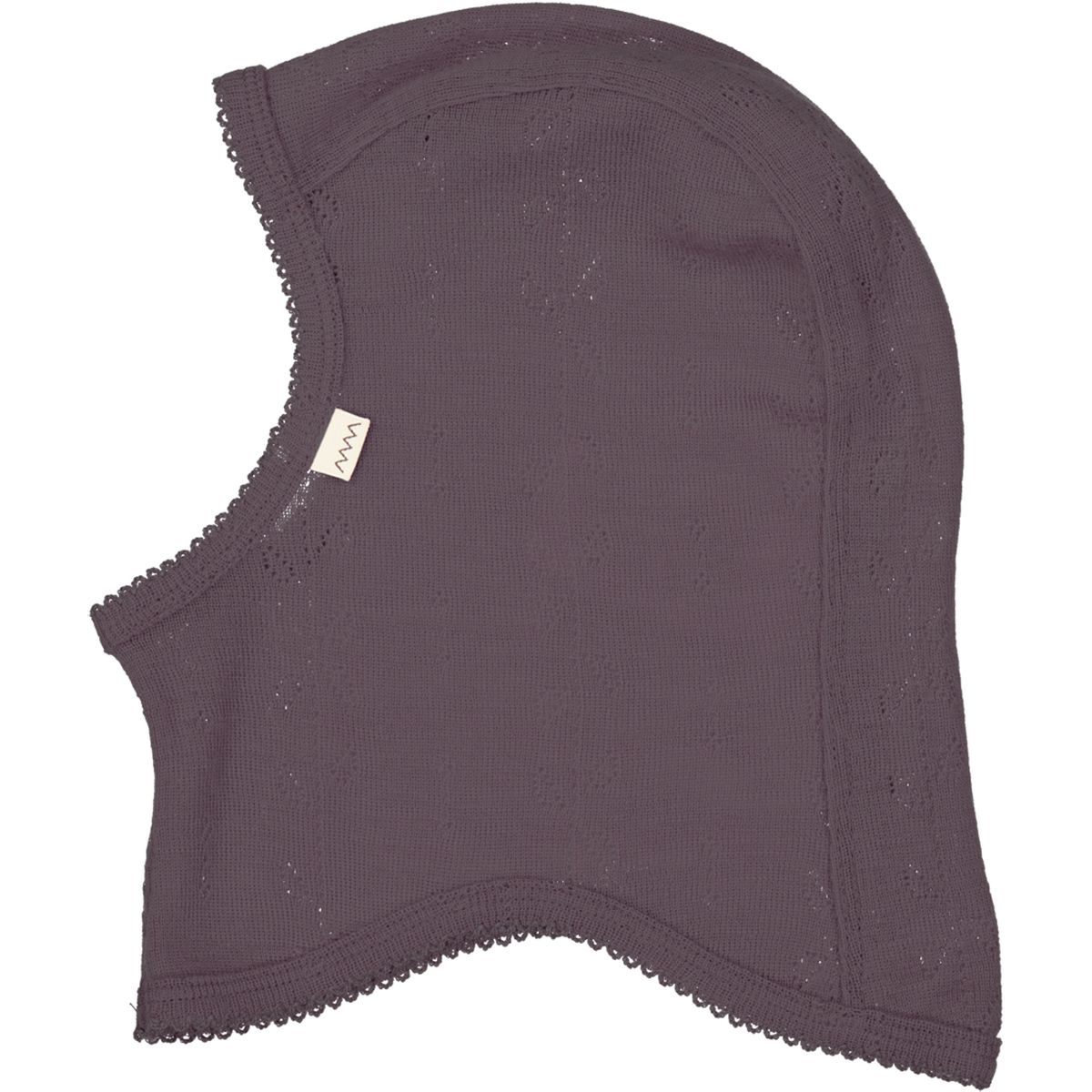 Plum merino uld elefanthue (18 mdr/86 cm)