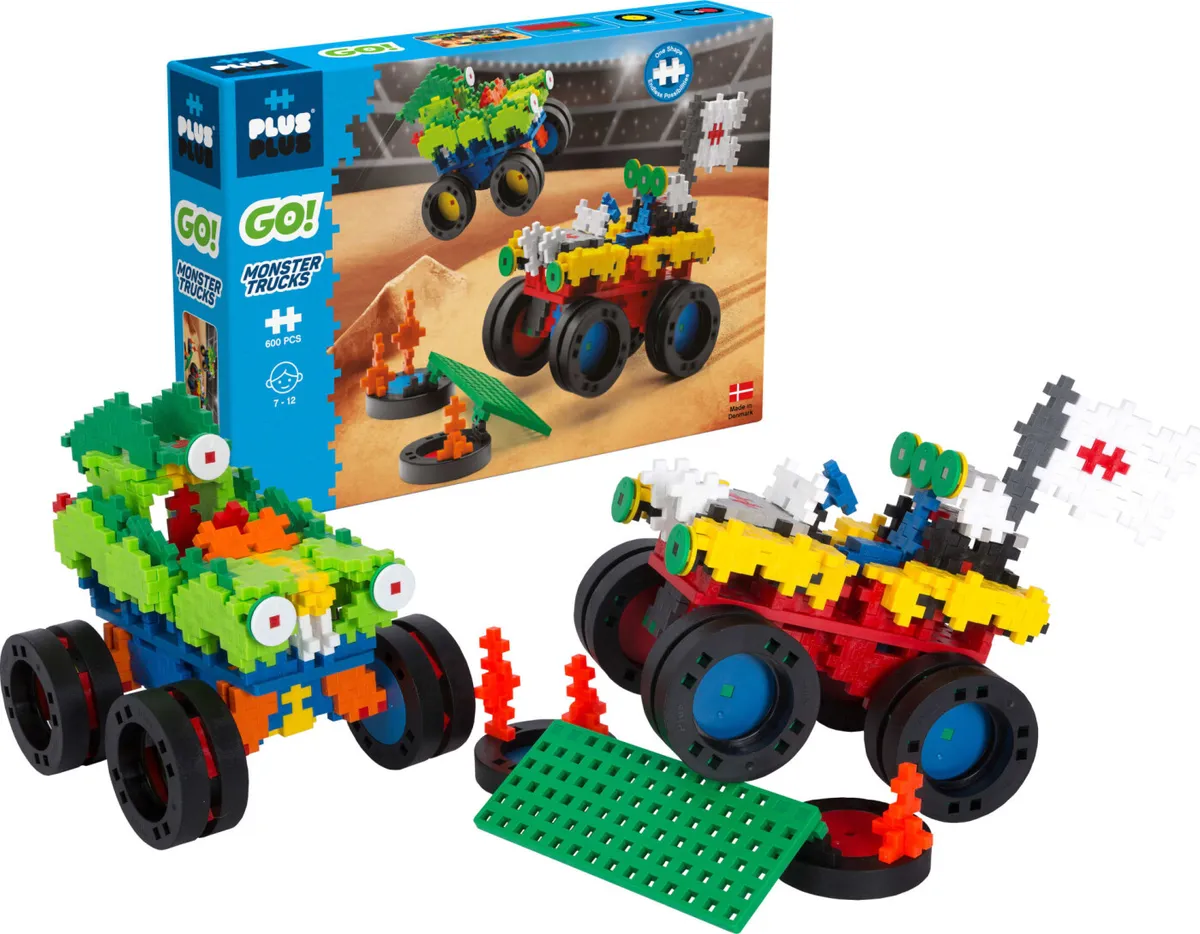 Plus-plus Go! - Monster Trucks Sæt (7018)