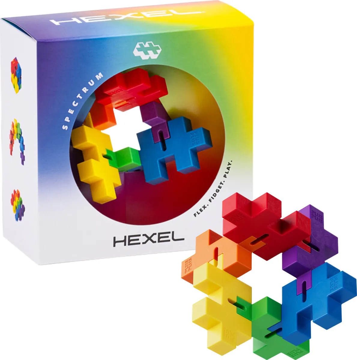 Plus-plus - Hexel - Spectrum - Fidget Legetøj