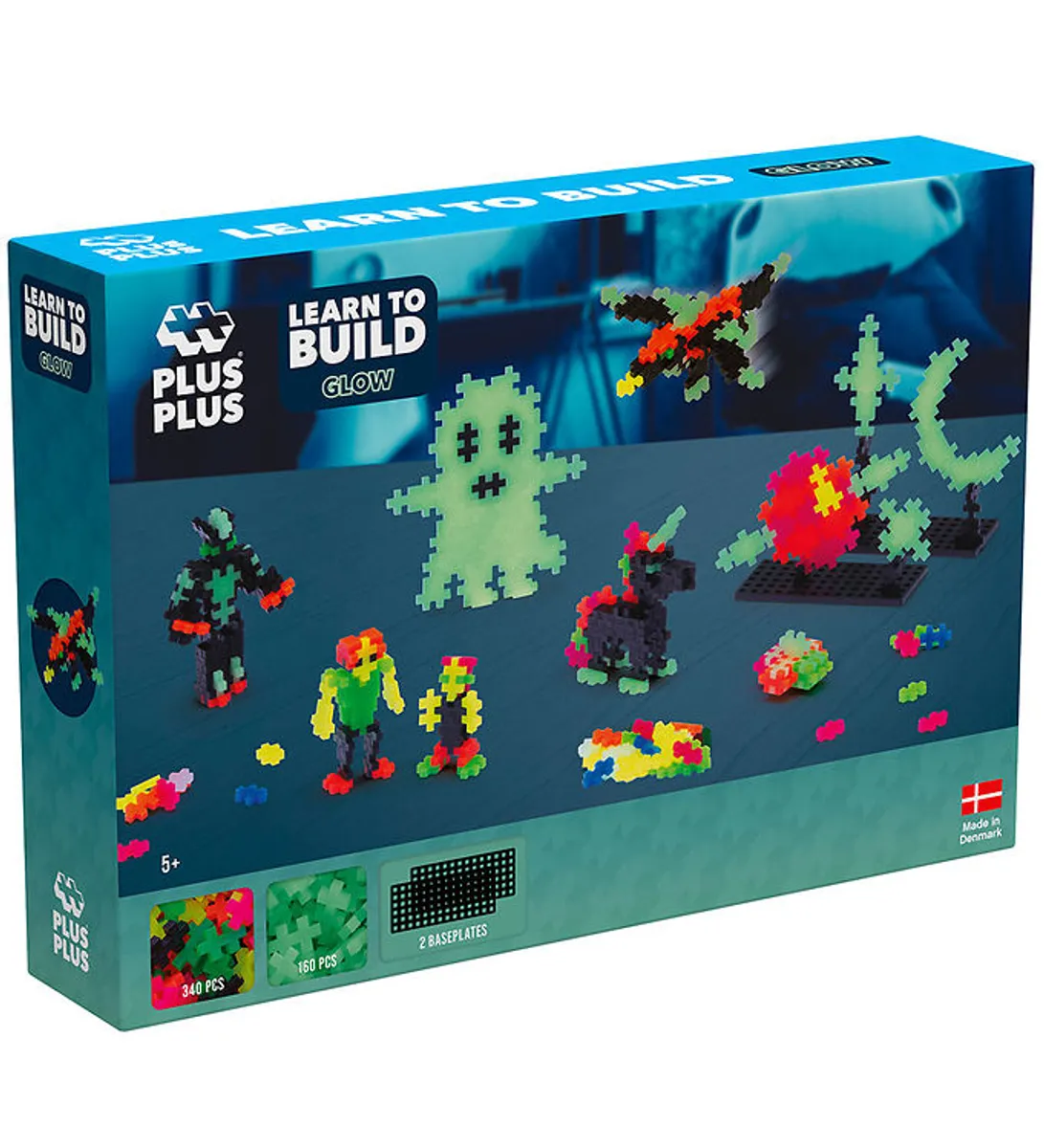 Plus-Plus Learn To Build - 500 stk. - Glow