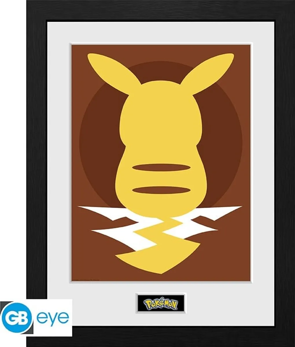 Pokemon - Framed Print Pikachu Silhouette 25 (30x40)