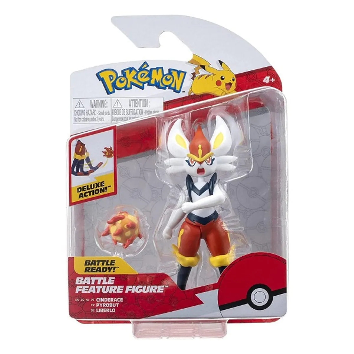 PokÃ©mon: Battle Feature Action Figures - Cinderace 10cm