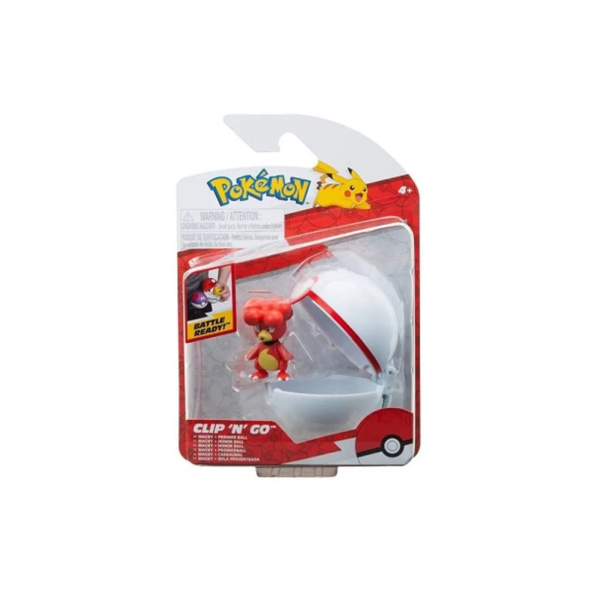 PokÃ©mon - Clip 'N' Go PokÃ©ball: Magby & PokÃ© Ball (Figur med PokÃ©ball)