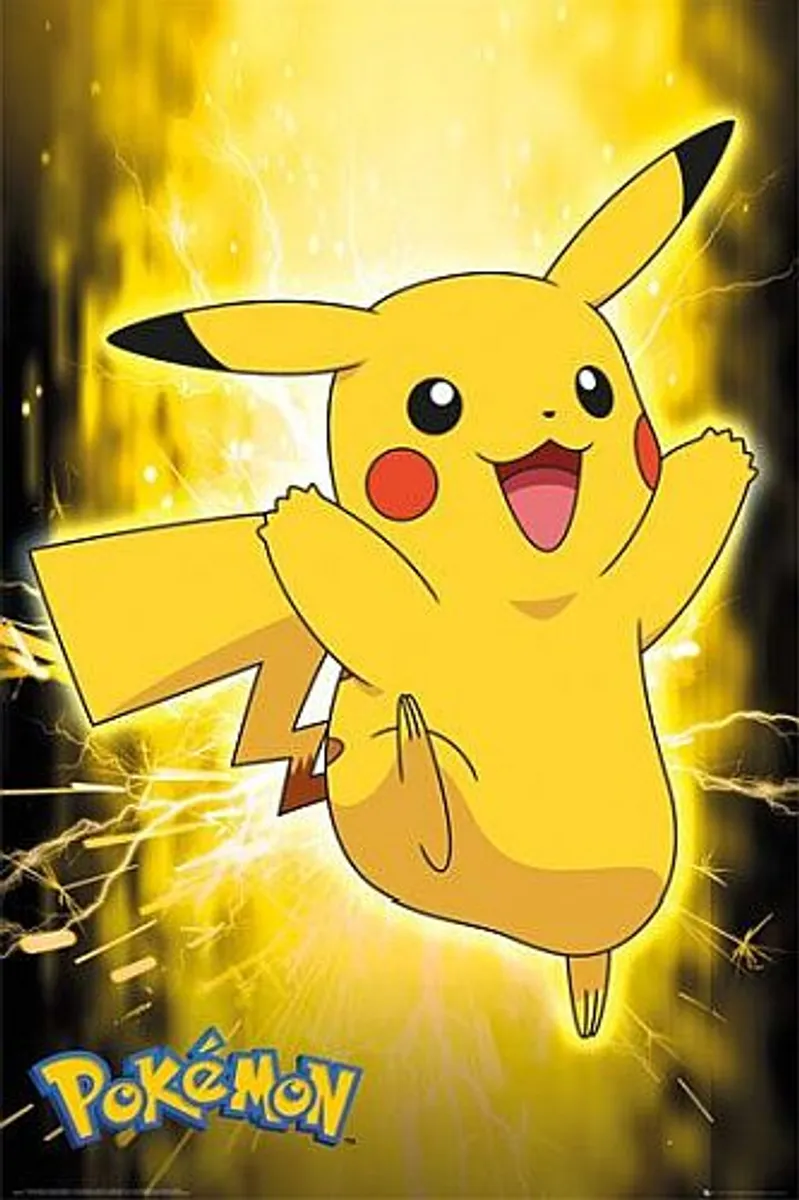 PokÃ©mon - Poster/Plakat - Pikachu Neon 61 x 91cm