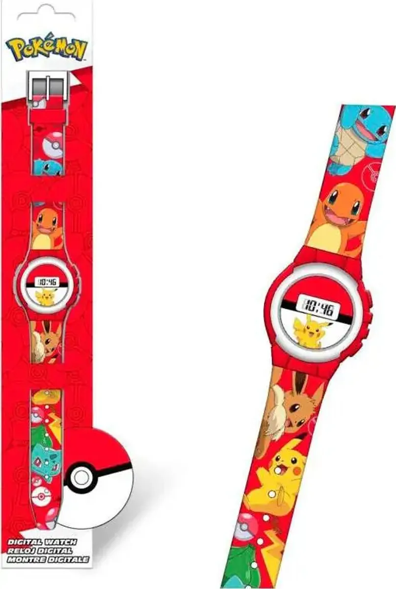 Pokémon - Armbåndsur - Digitalt - Multifarvet