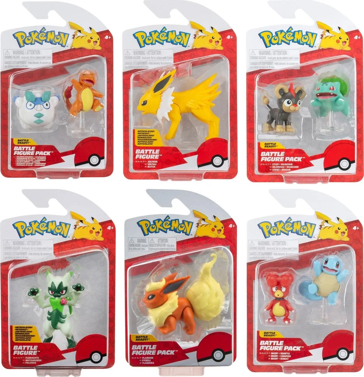 Pokémon Battle Figurer - Assorteret