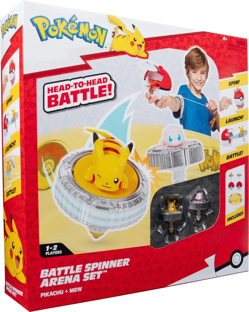 Pokémon - Battle Spinner Arena Set - Pikachu Og Mew