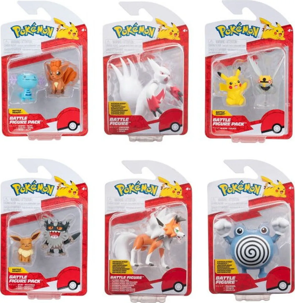 Pokémon - Clip N Go - Assorteret