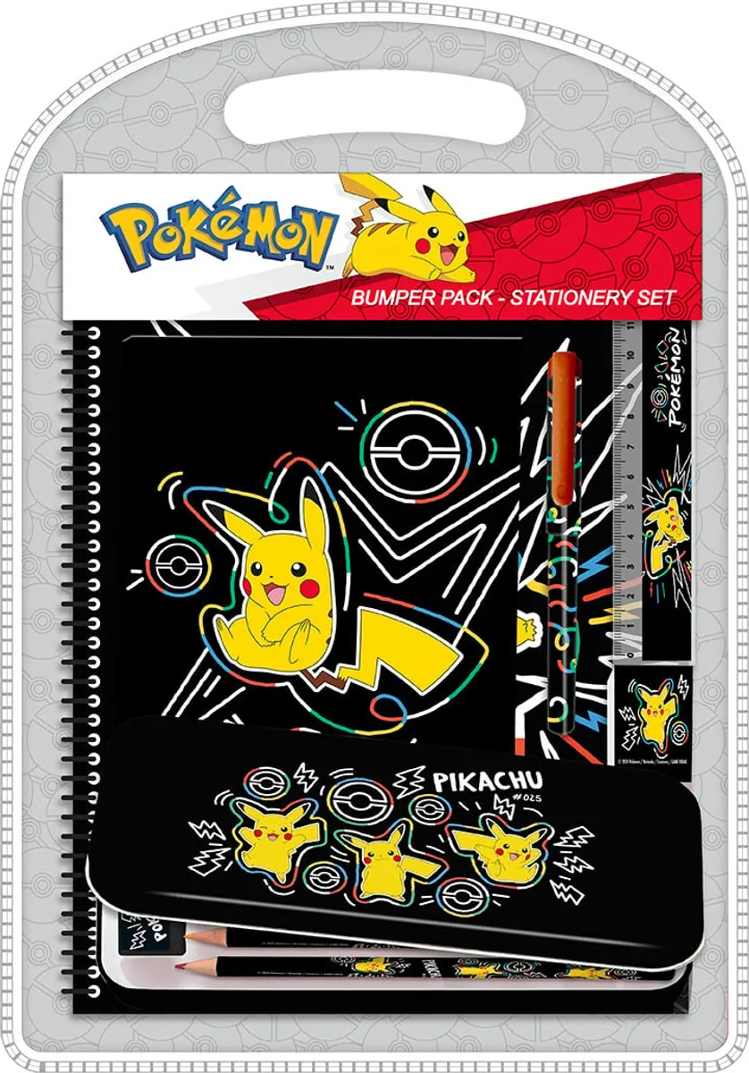 Pokémon - Neon - Bumper Set W/tin Case & Notebook (161506884)