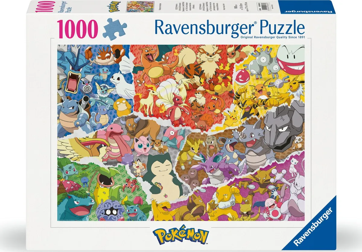 Pokémon Puslespil - Adventure - 1000 Brikker - Ravensburger