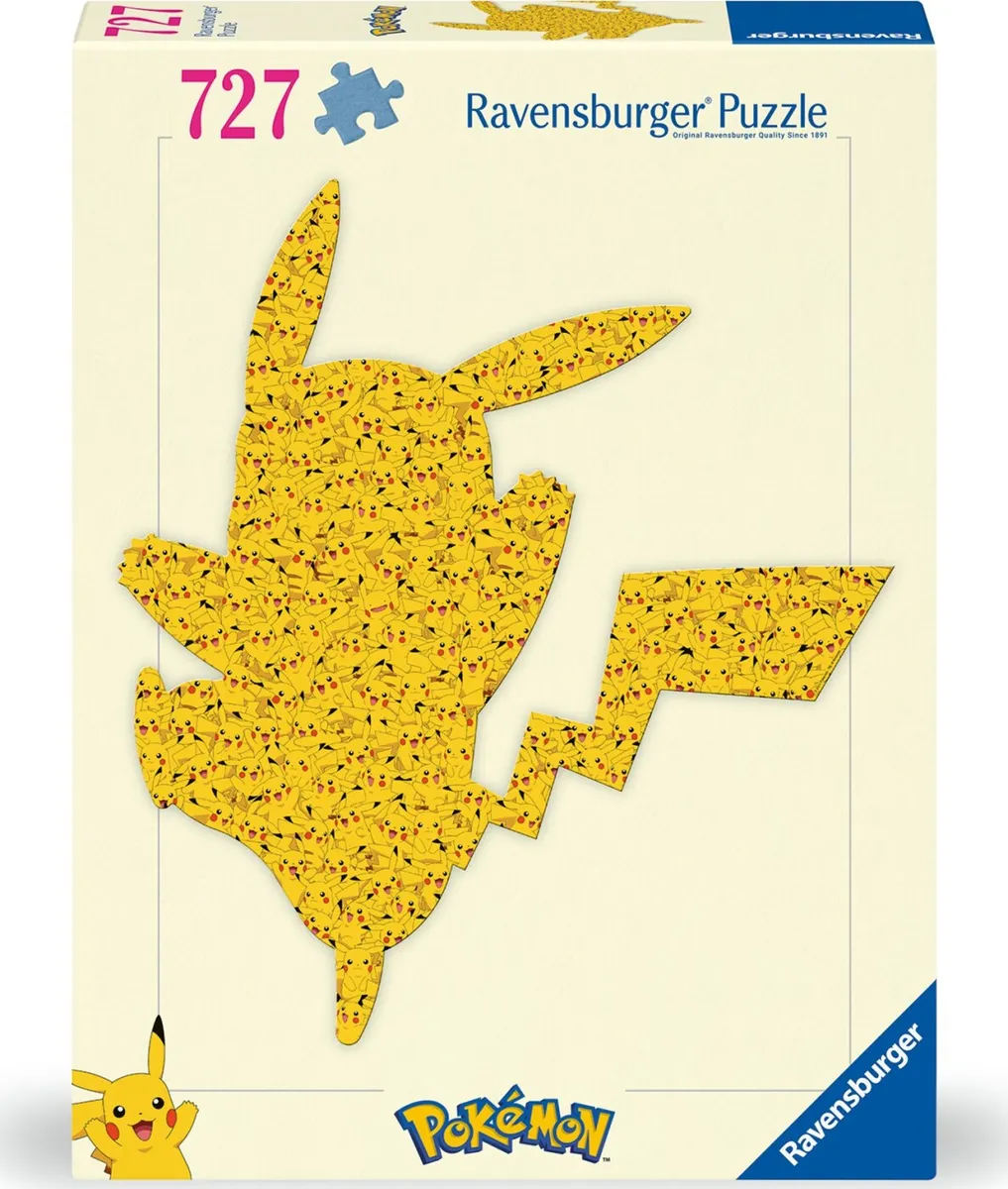 Pokémon Puslespil - Pikachu - 727 Brikker - Ravensburger