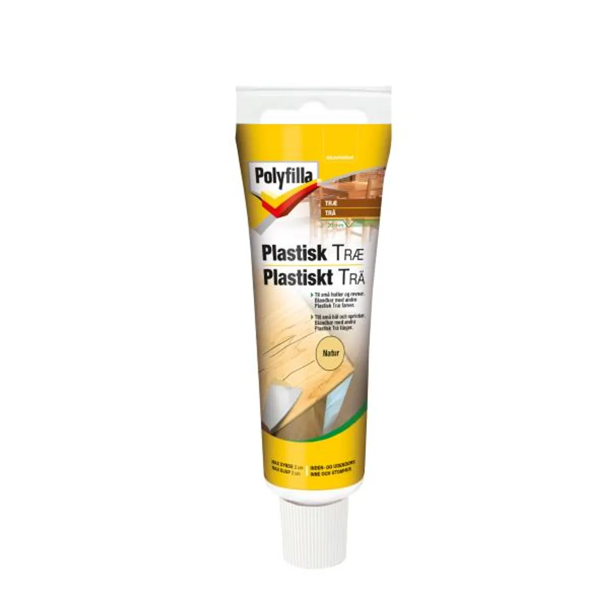 Polyfilla plastisk træ, Natur 75g