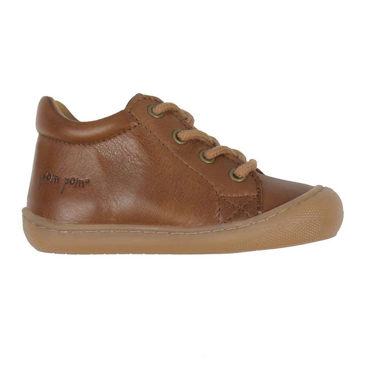 Pom Pom Begyndersko - First Sport Lace - Dark Camel