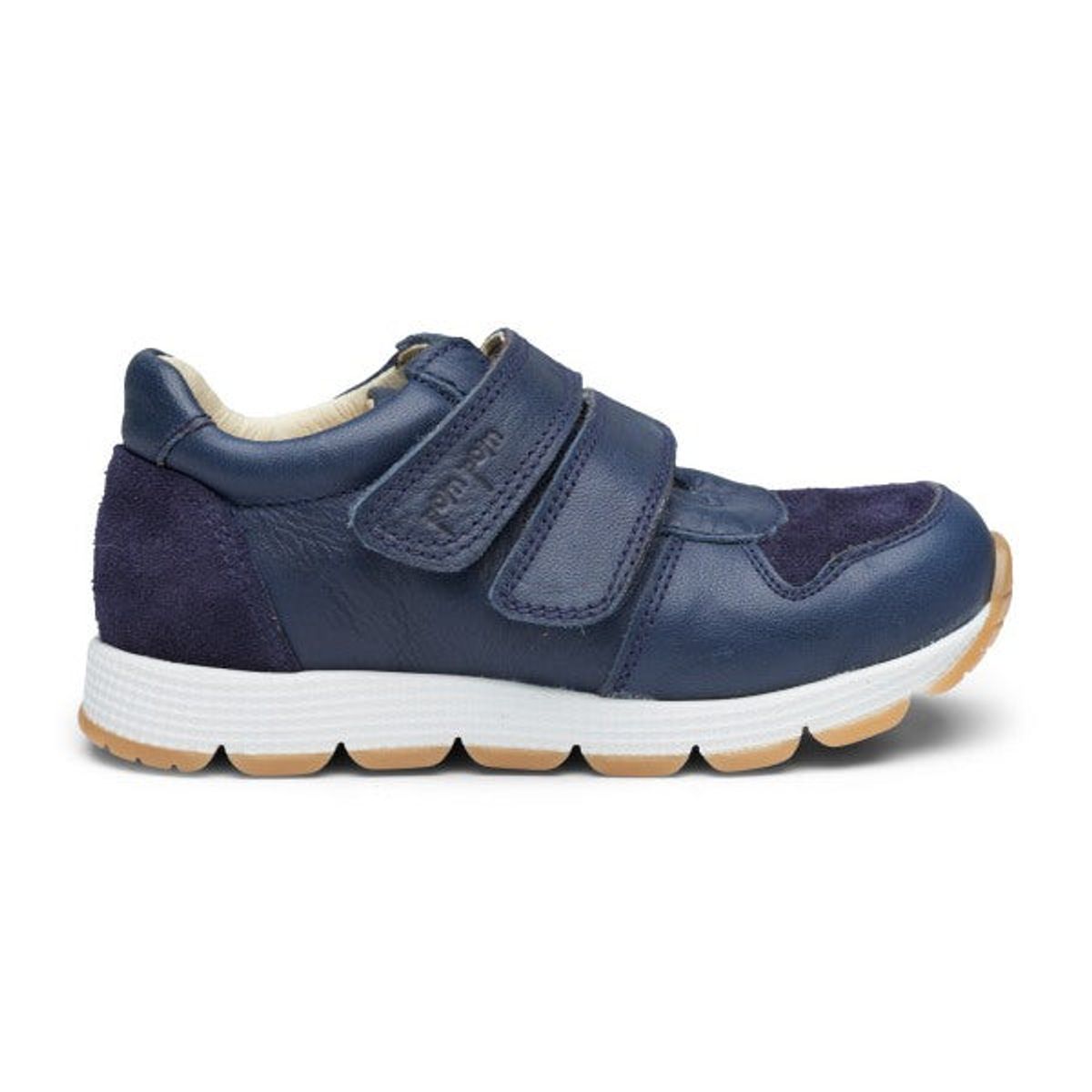 Pom Pom - Runners Velcro Sko - Navy Combi - 27