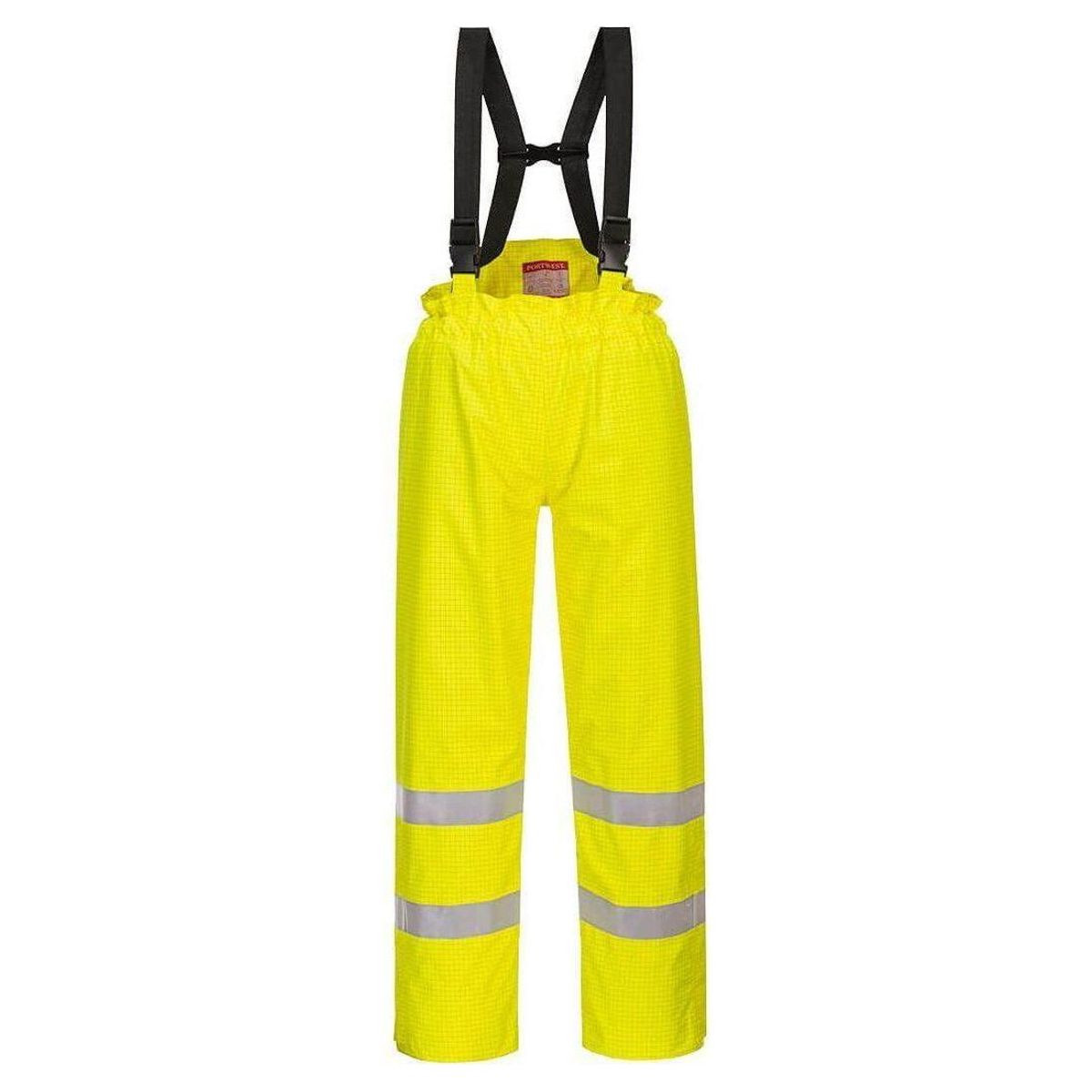 Portwest Bizflame Hi-Vis Anti-Statisk FR Regnbukser Med For S781