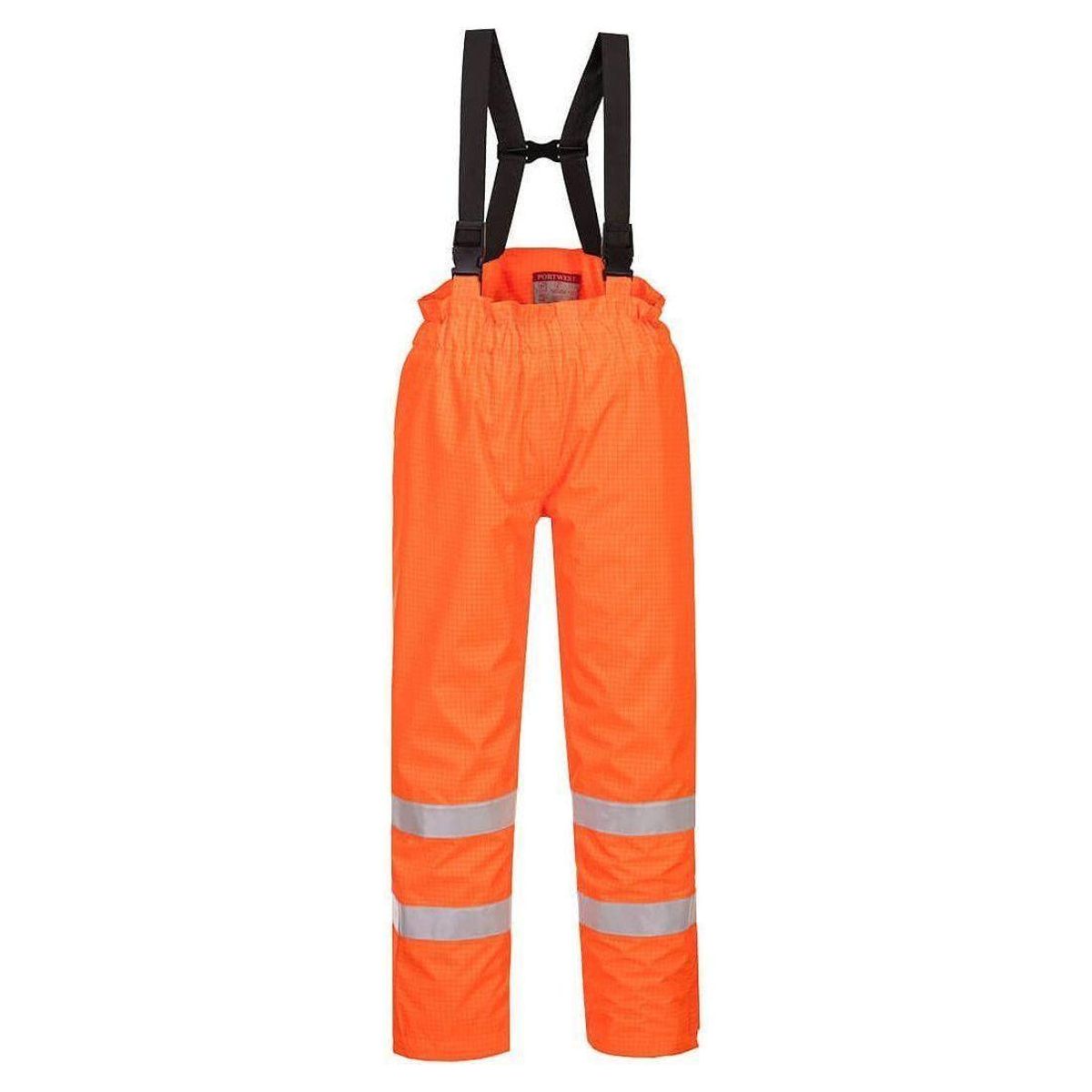 Portwest Bizflame Hi-Vis Anti-Statisk FR Regnbukser Med For S781